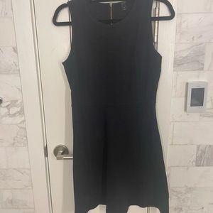 J crew black sleeveless dress